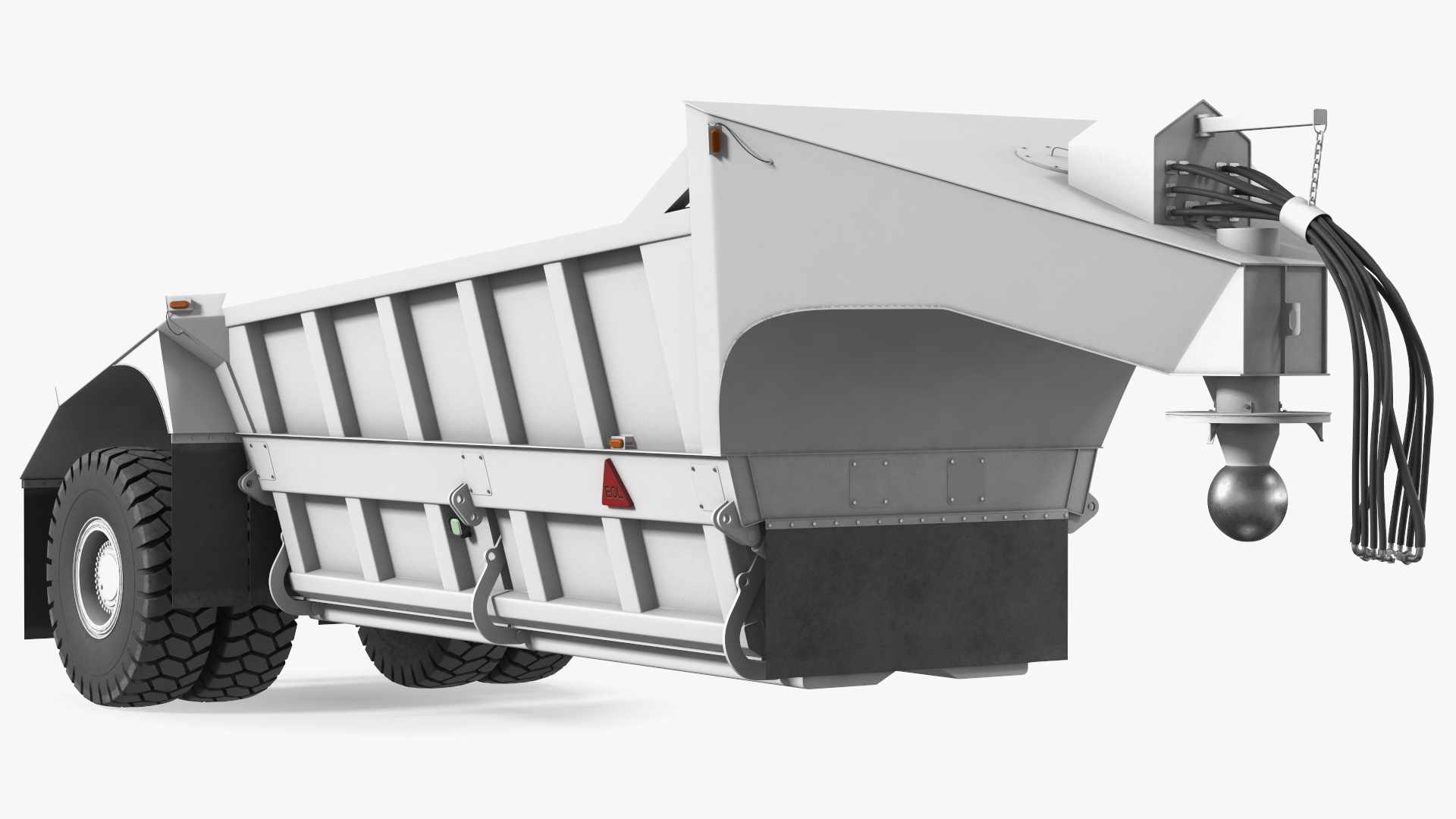 3D Bottom Dump Trailer New model
