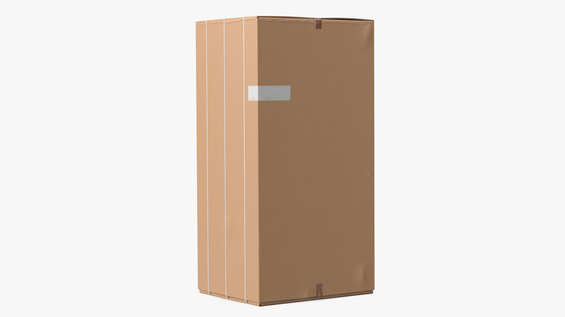 Large Cardboard Box 3D model