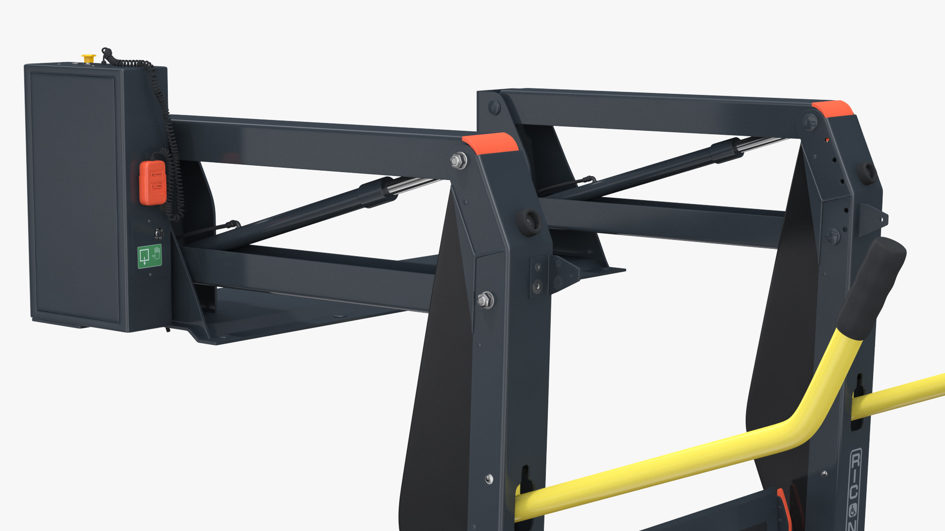 Hydraulic Wheelchair Lift Rigged 3D