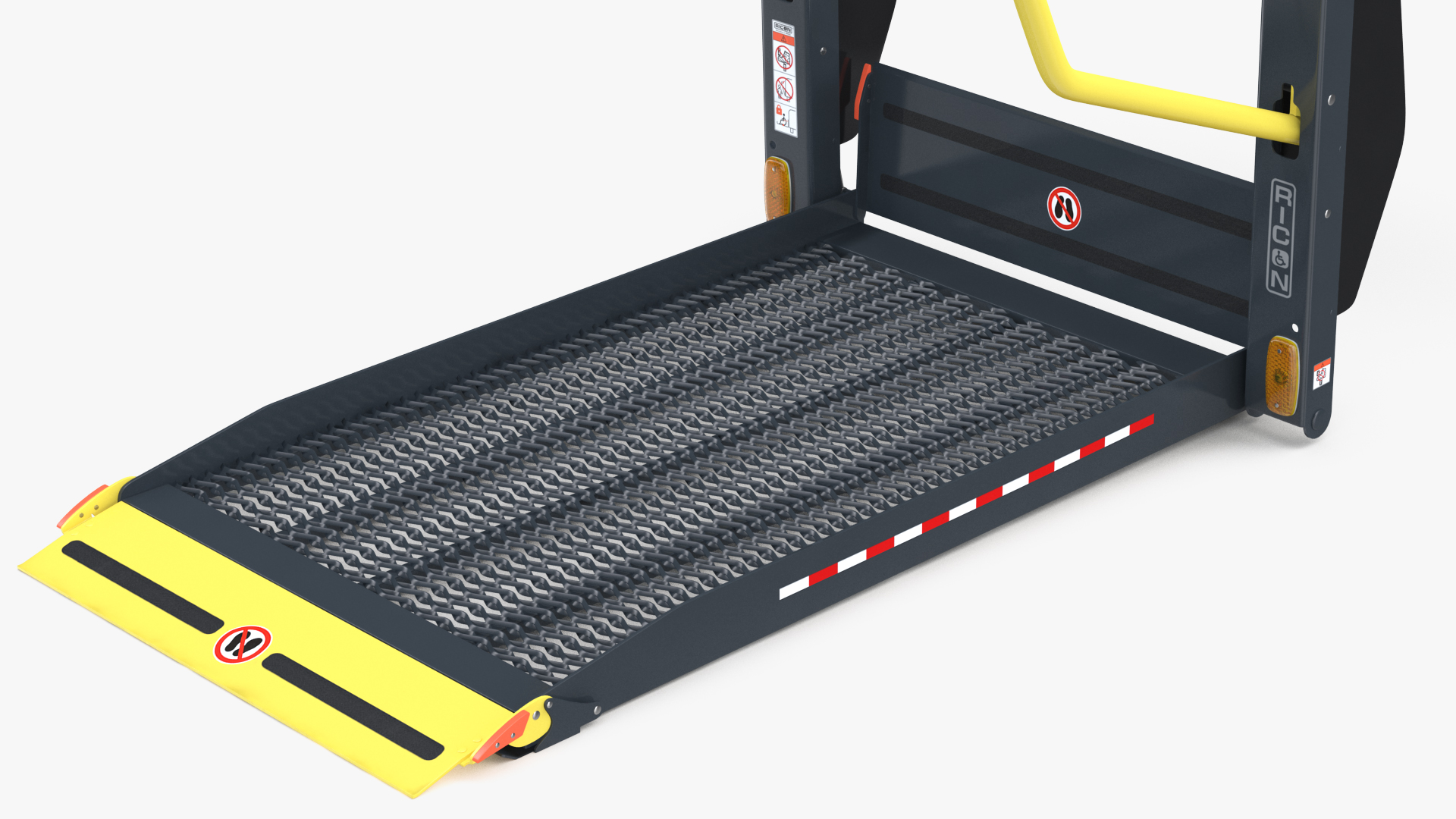 Hydraulic Wheelchair Lift Rigged 3D