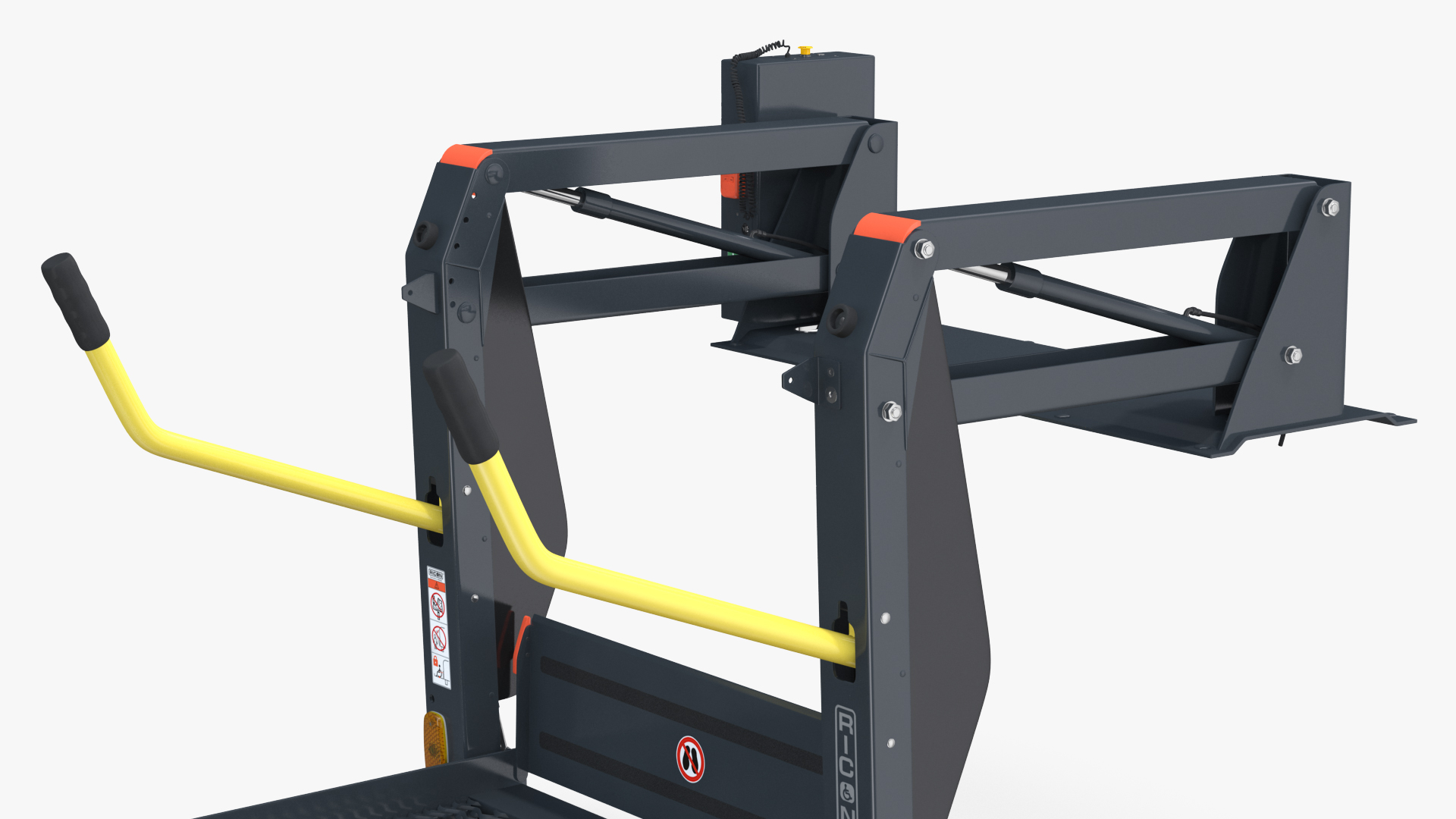Hydraulic Wheelchair Lift Rigged 3D