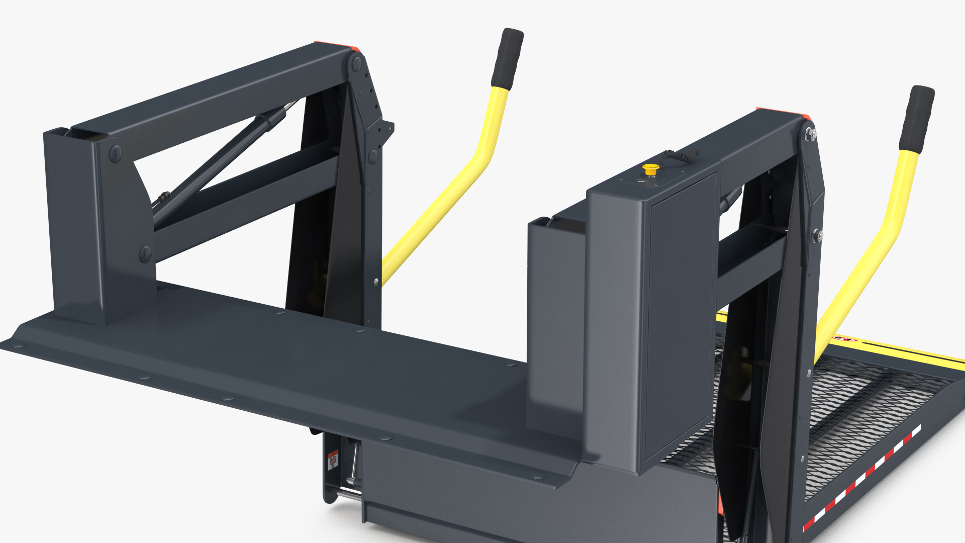 Hydraulic Wheelchair Lift Rigged 3D