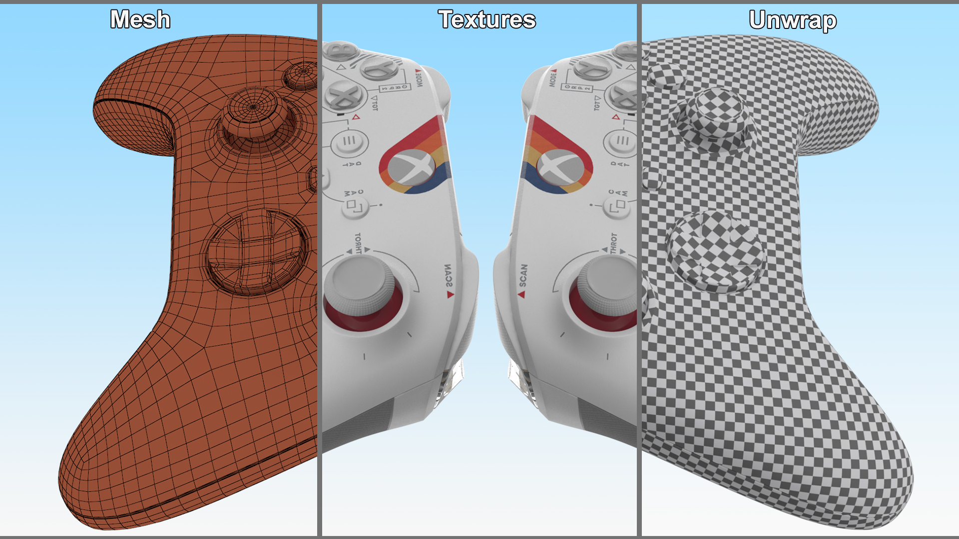 3D model Xbox Wireless Controller Starfield Limited Edition