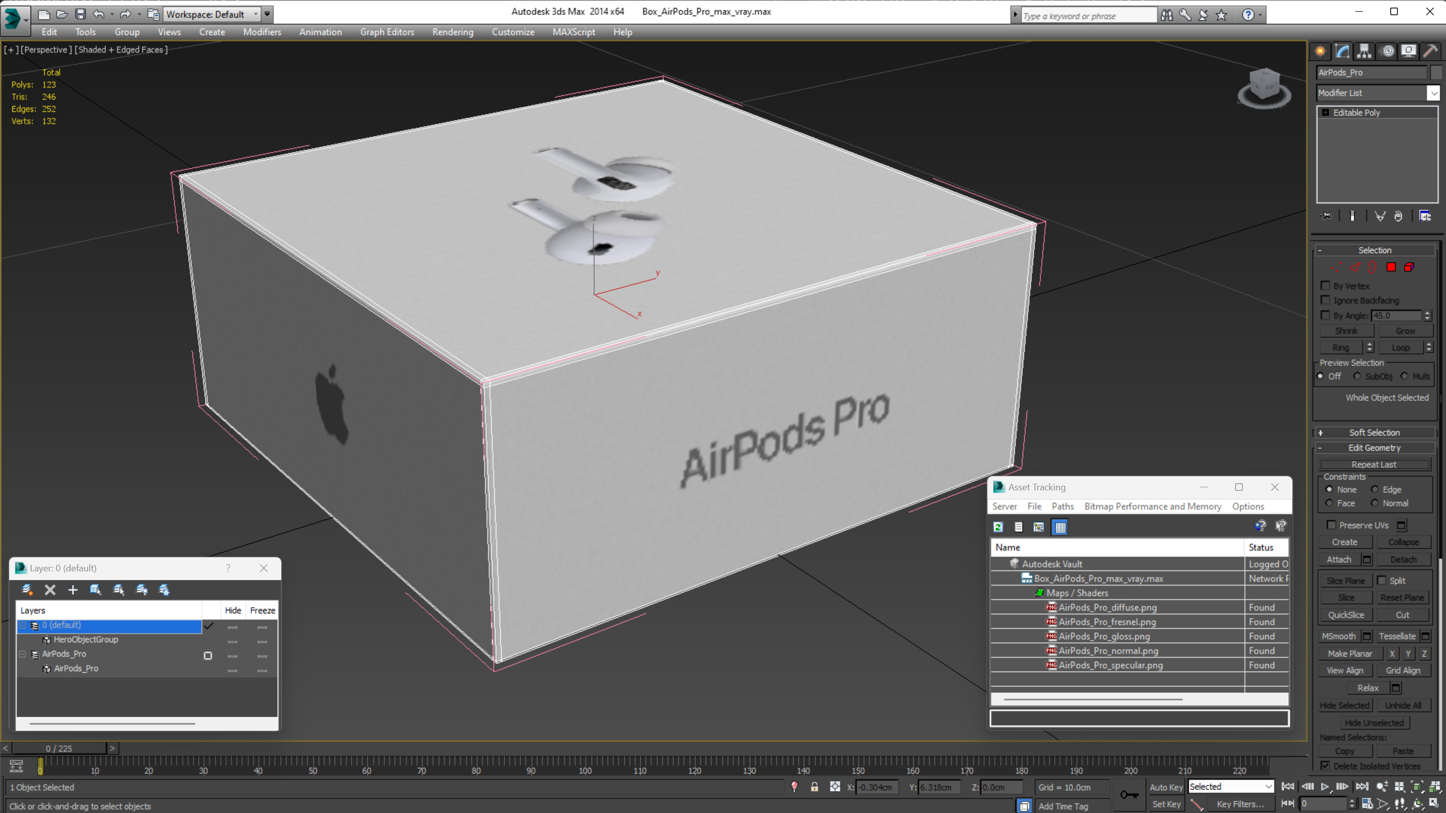3D model Box AirPods Pro