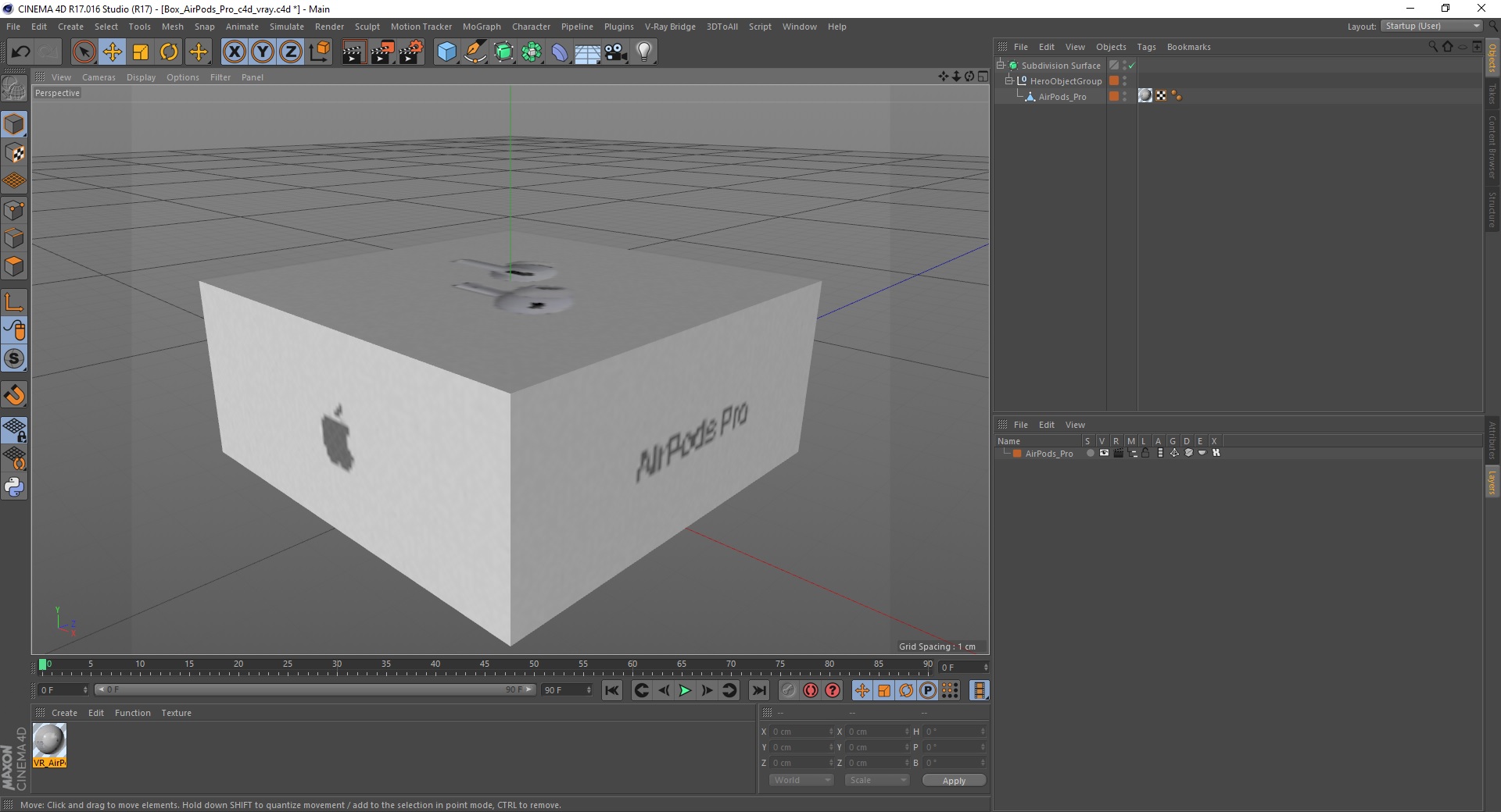3D model Box AirPods Pro