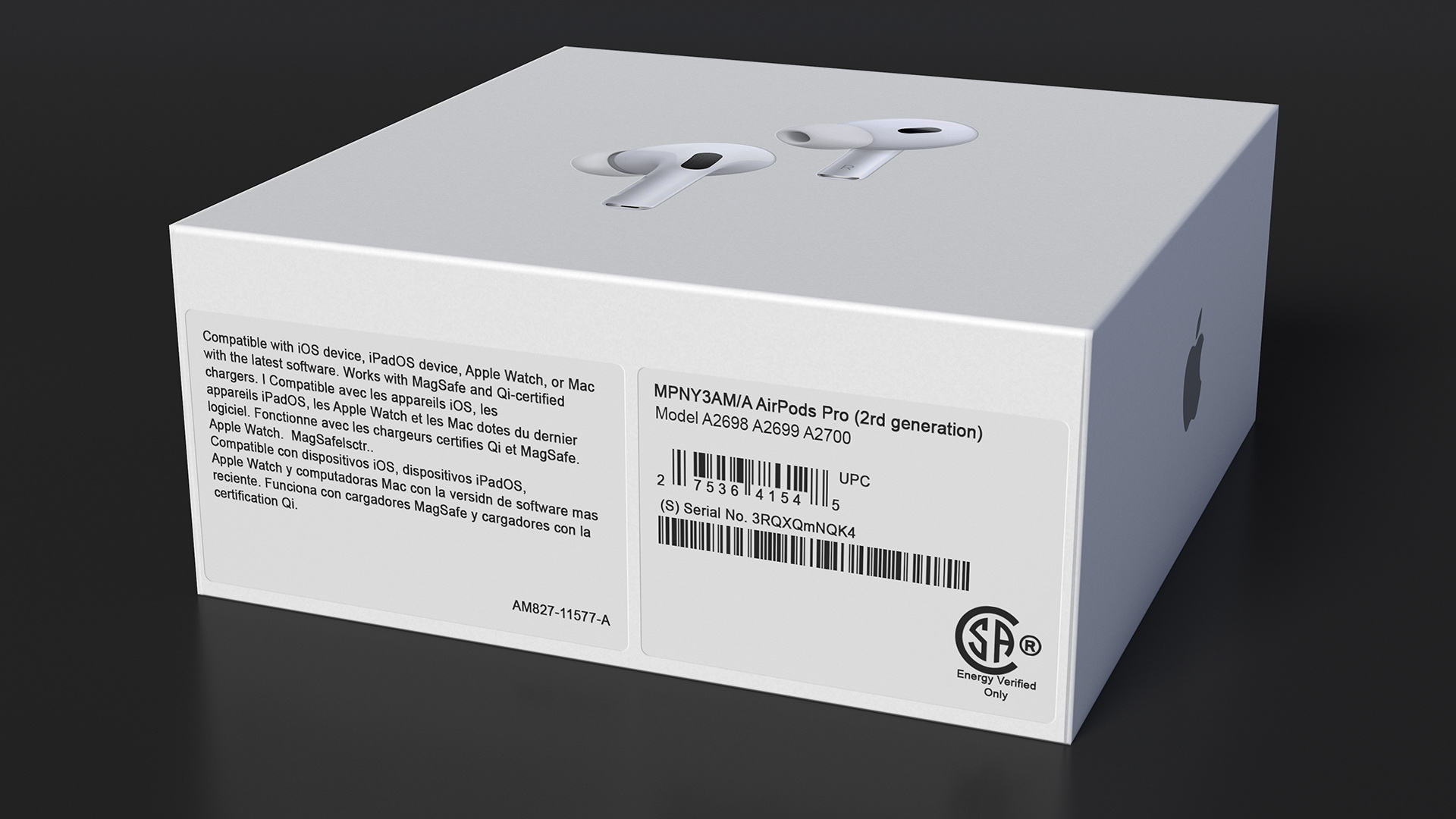 3D model Box AirPods Pro
