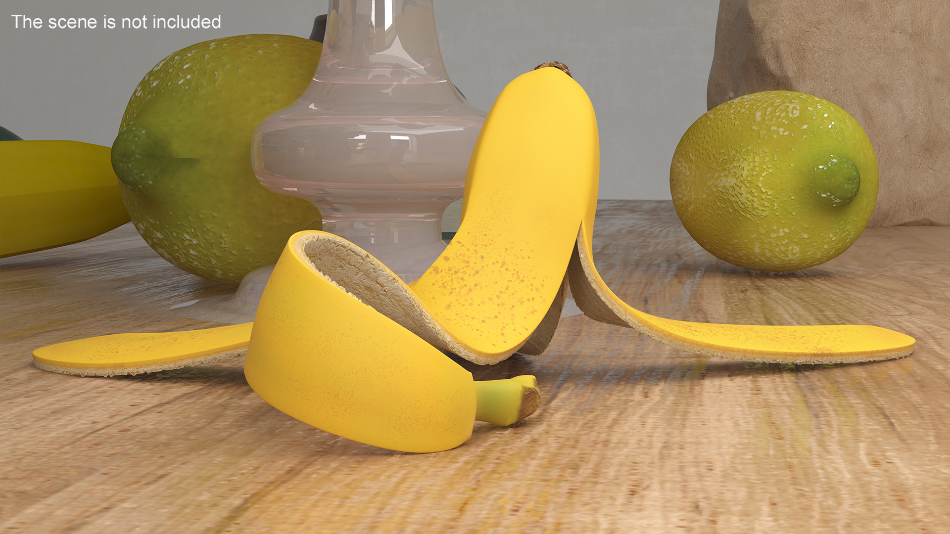 3D Banana Peel