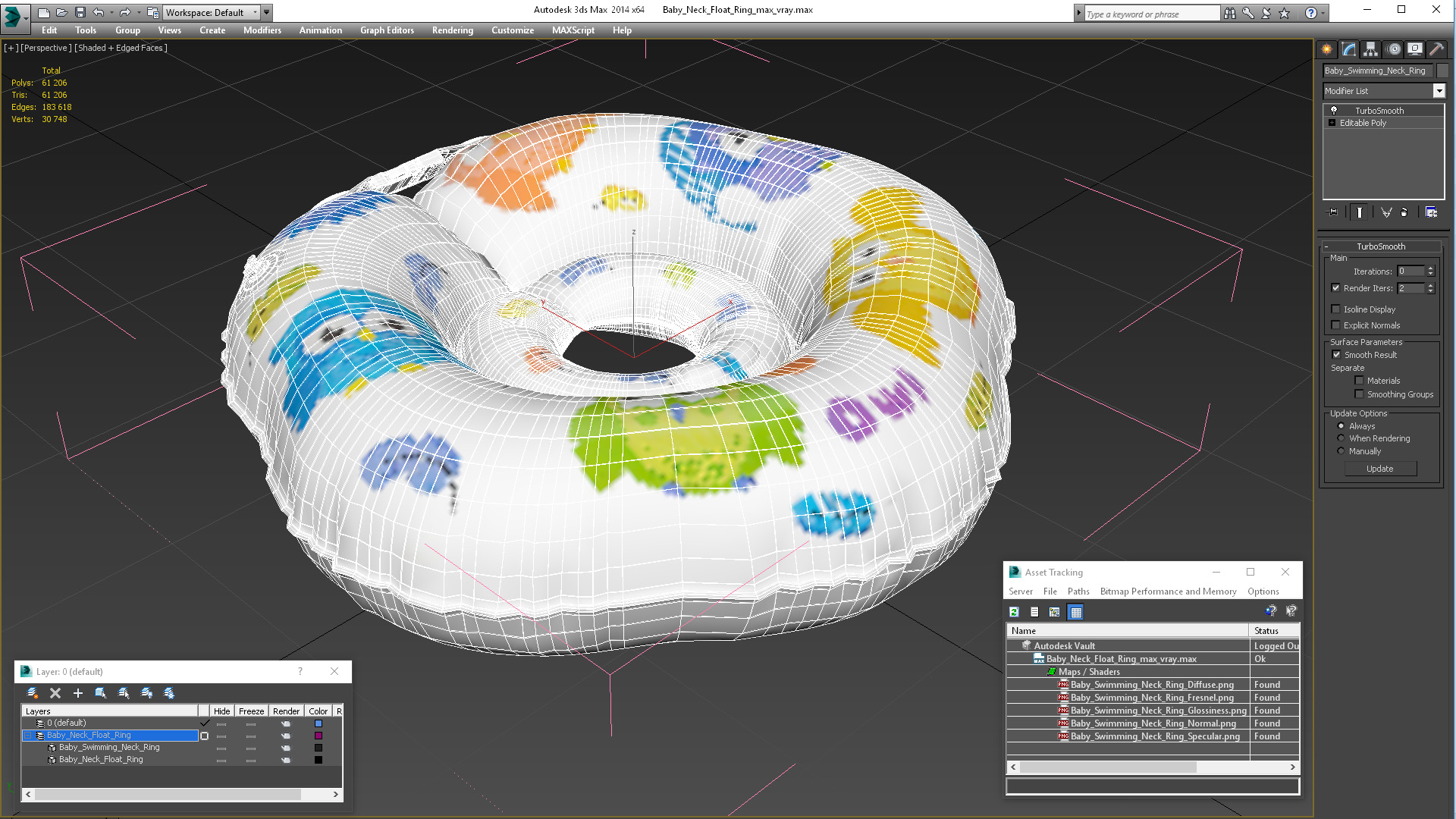 3D model Baby Neck Float Ring