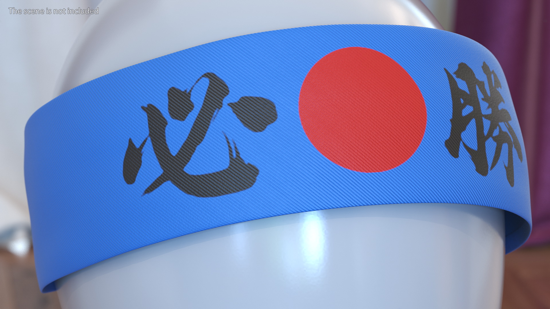 3D Headband Blue model