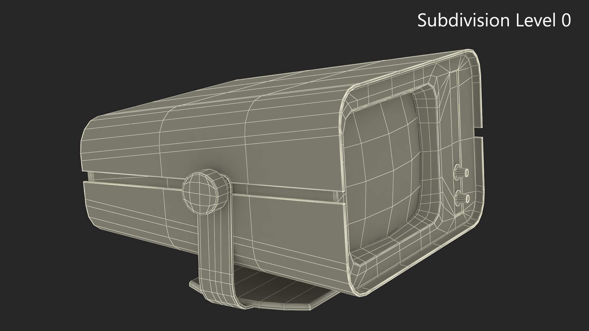 3D model Vintage DVK-2 Computer Monitor