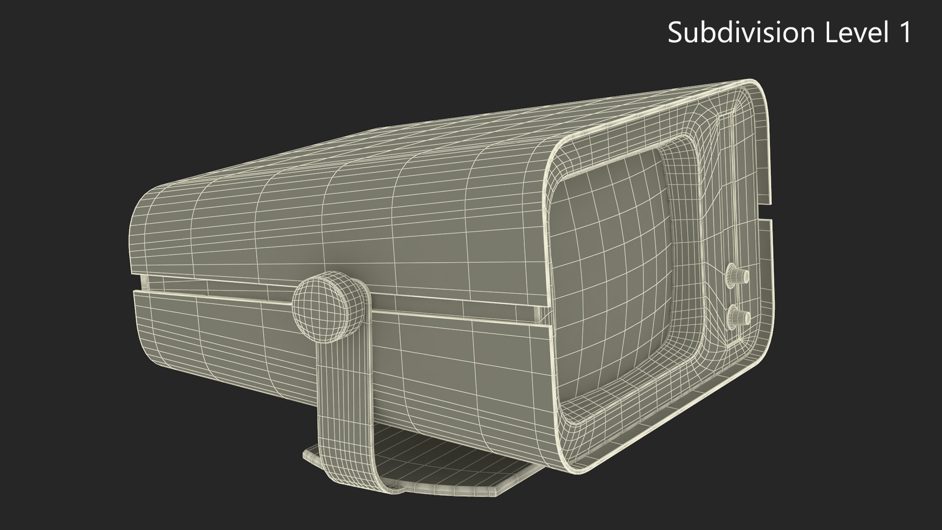 3D model Vintage DVK-2 Computer Monitor