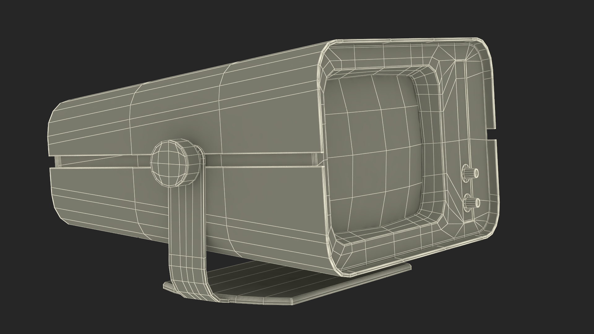 3D model Vintage DVK-2 Computer Monitor