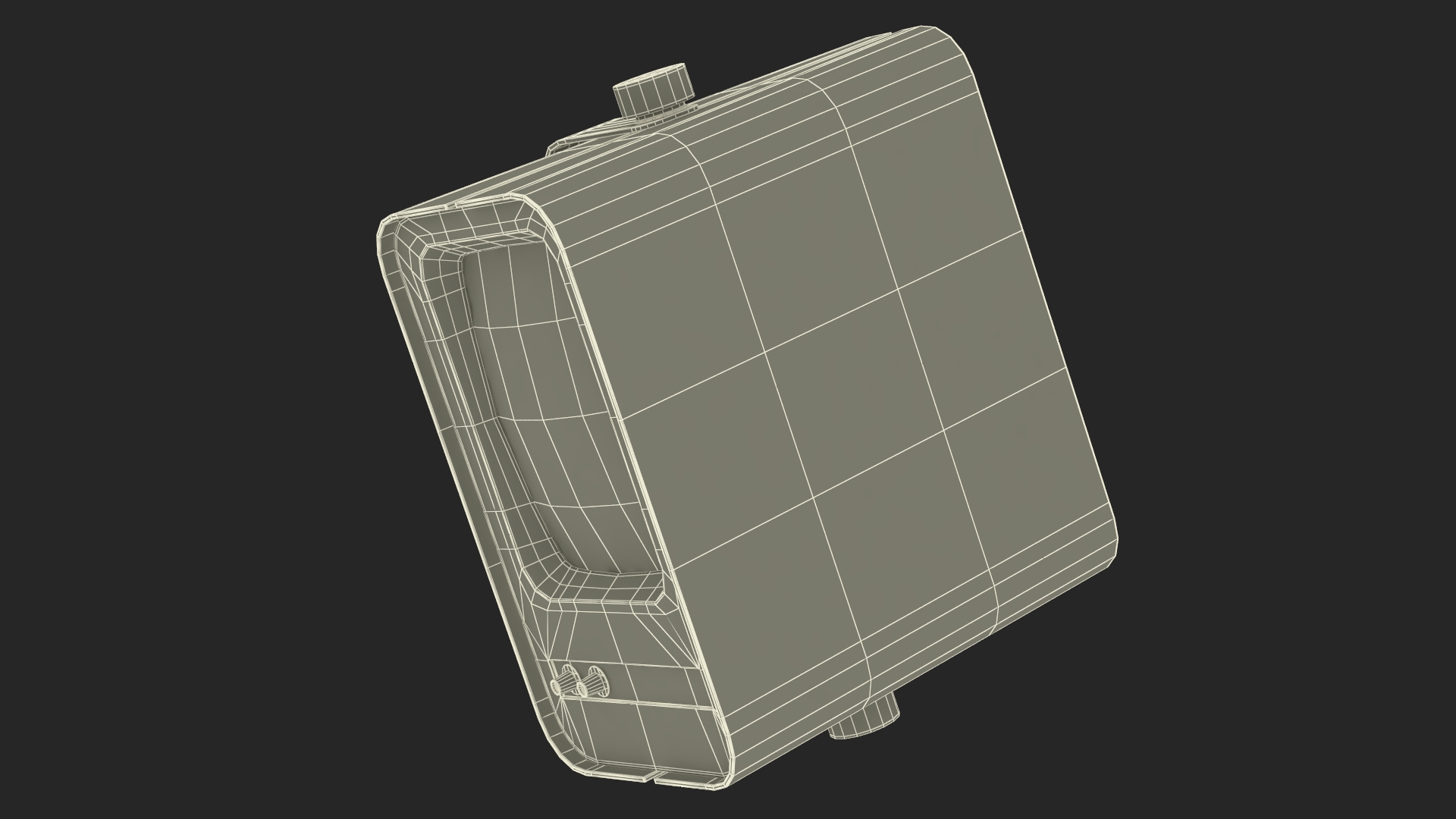 3D model Vintage DVK-2 Computer Monitor