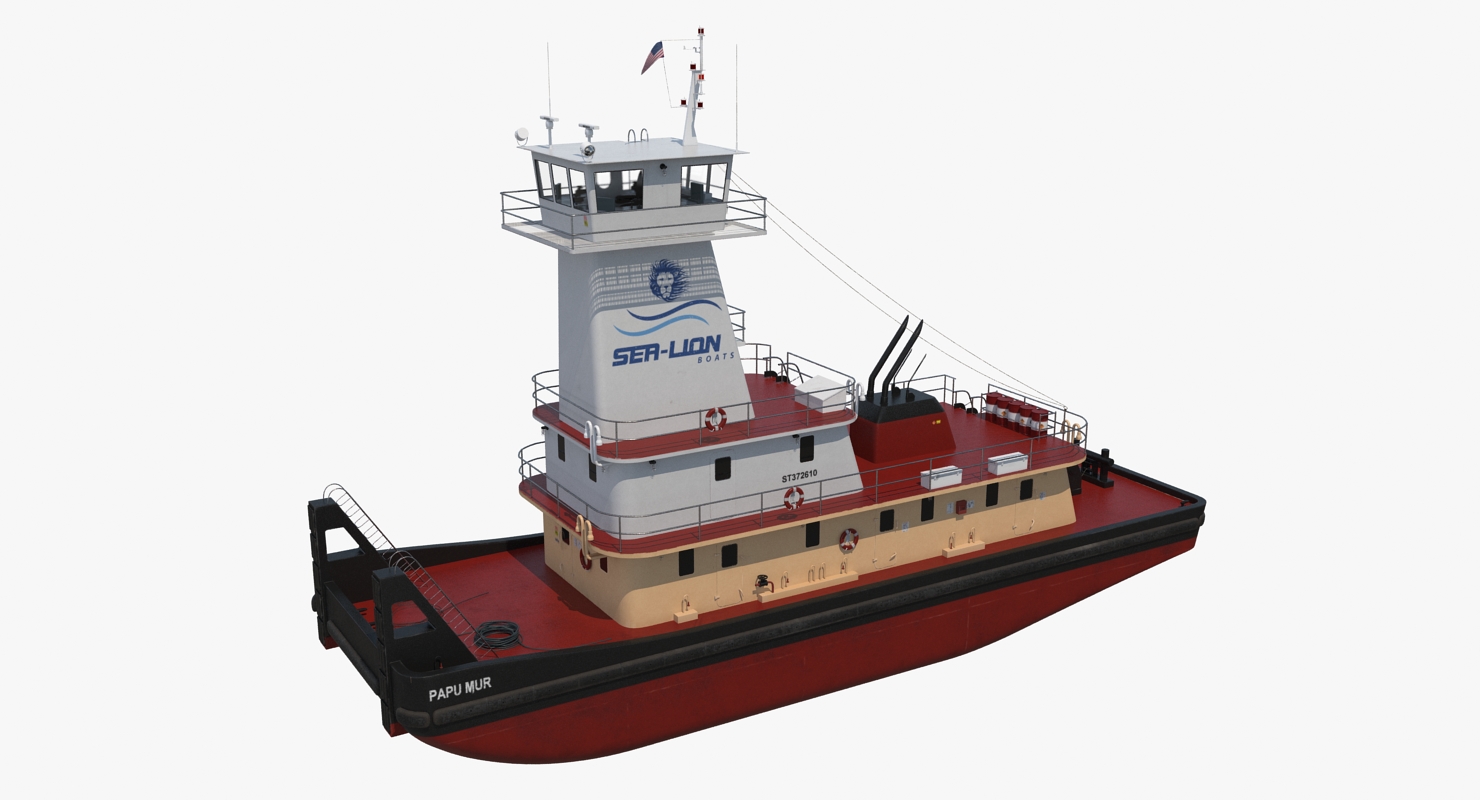 3D model Pushboat