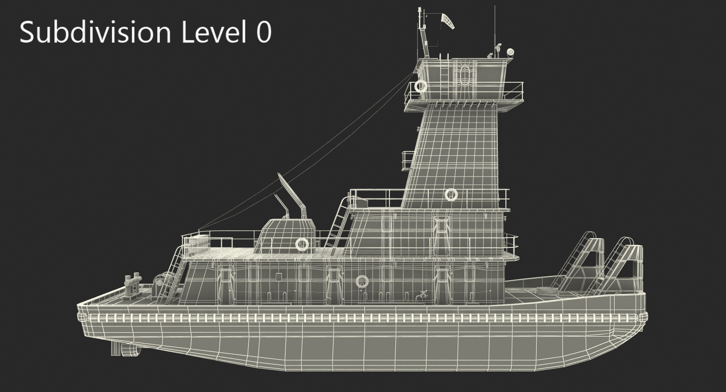 3D model Pushboat