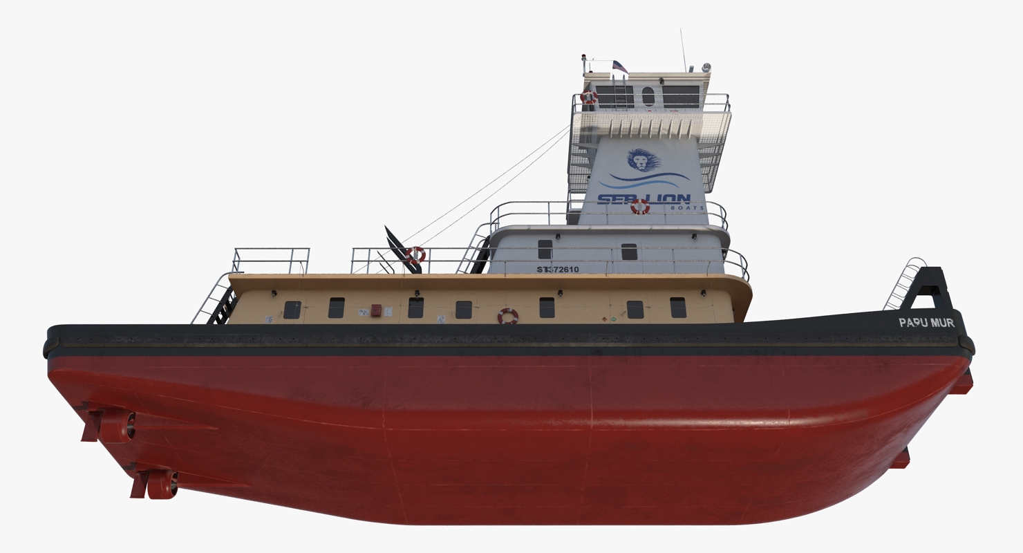 3D model Pushboat