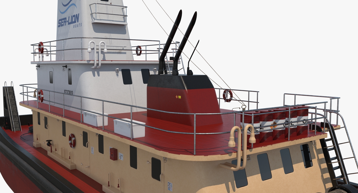 3D model Pushboat