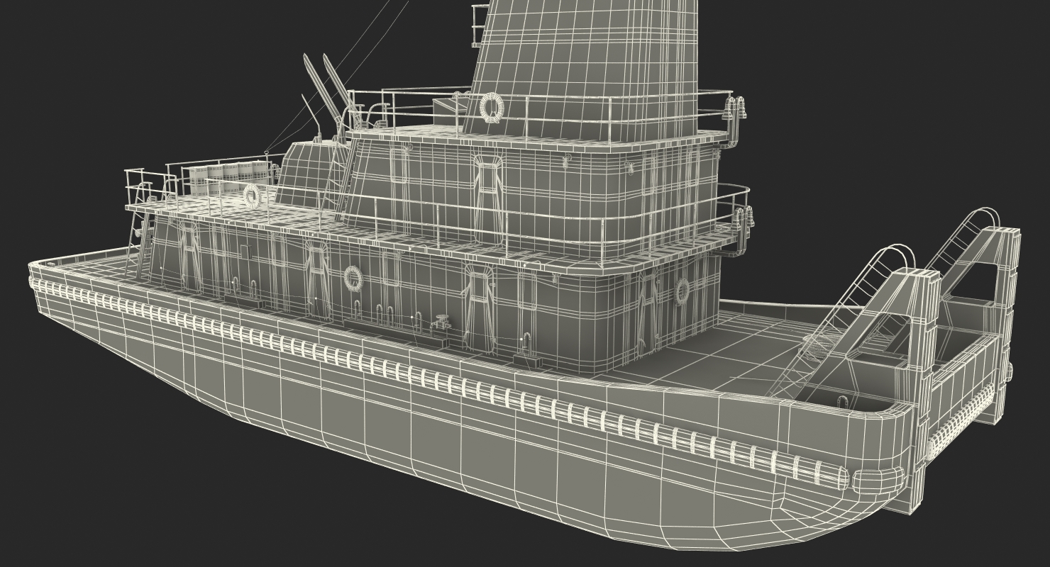3D model Pushboat