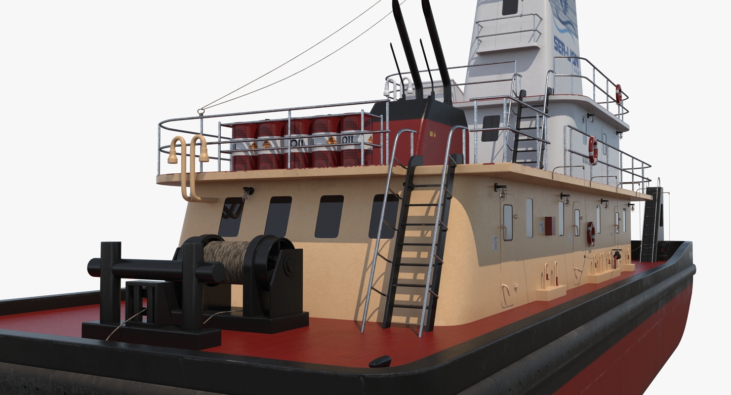 3D model Pushboat