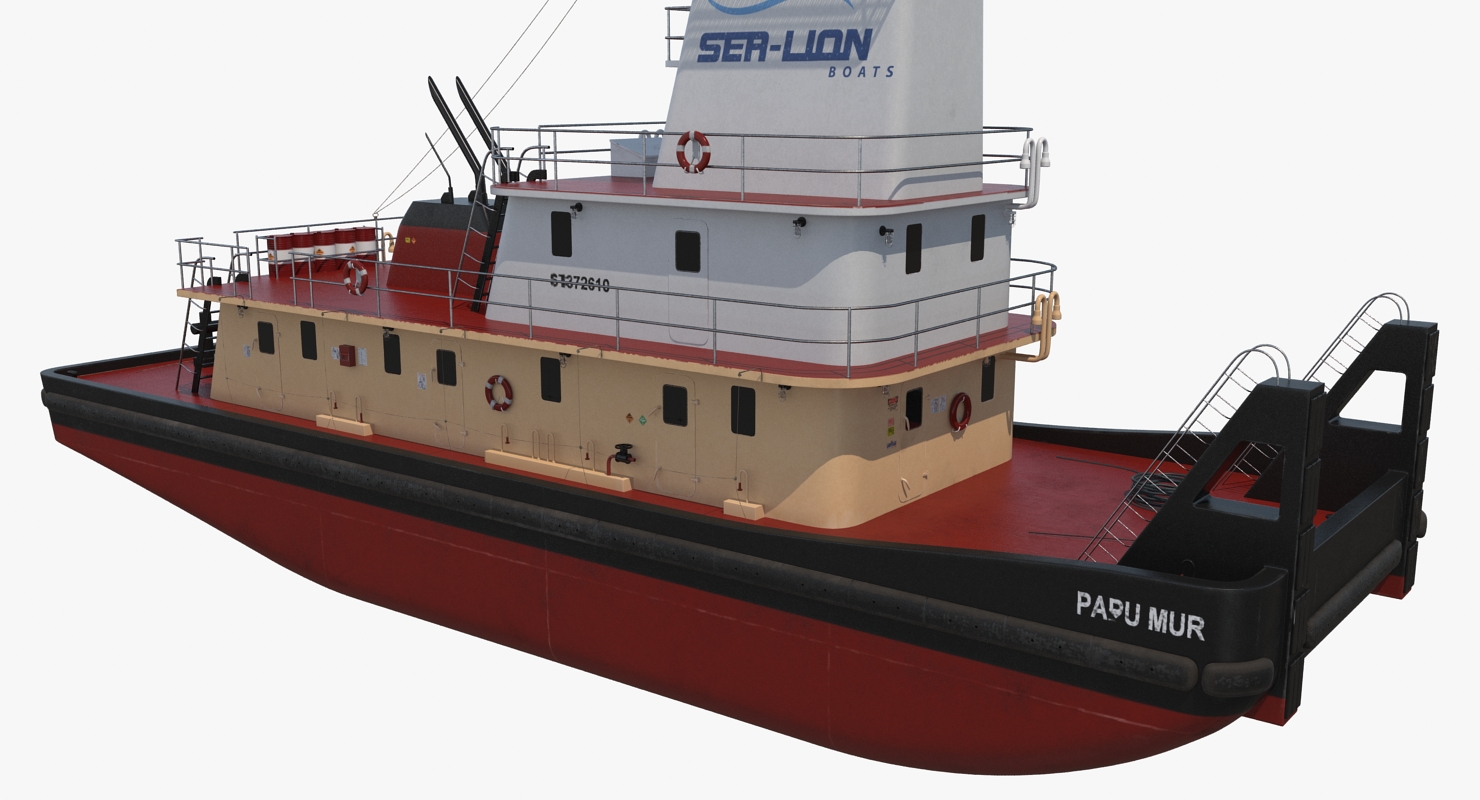 3D model Pushboat