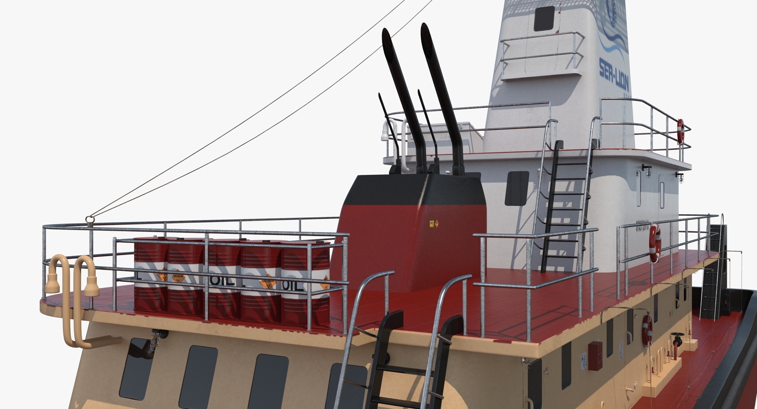 3D model Pushboat