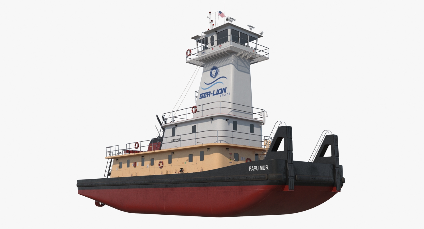 3D model Pushboat
