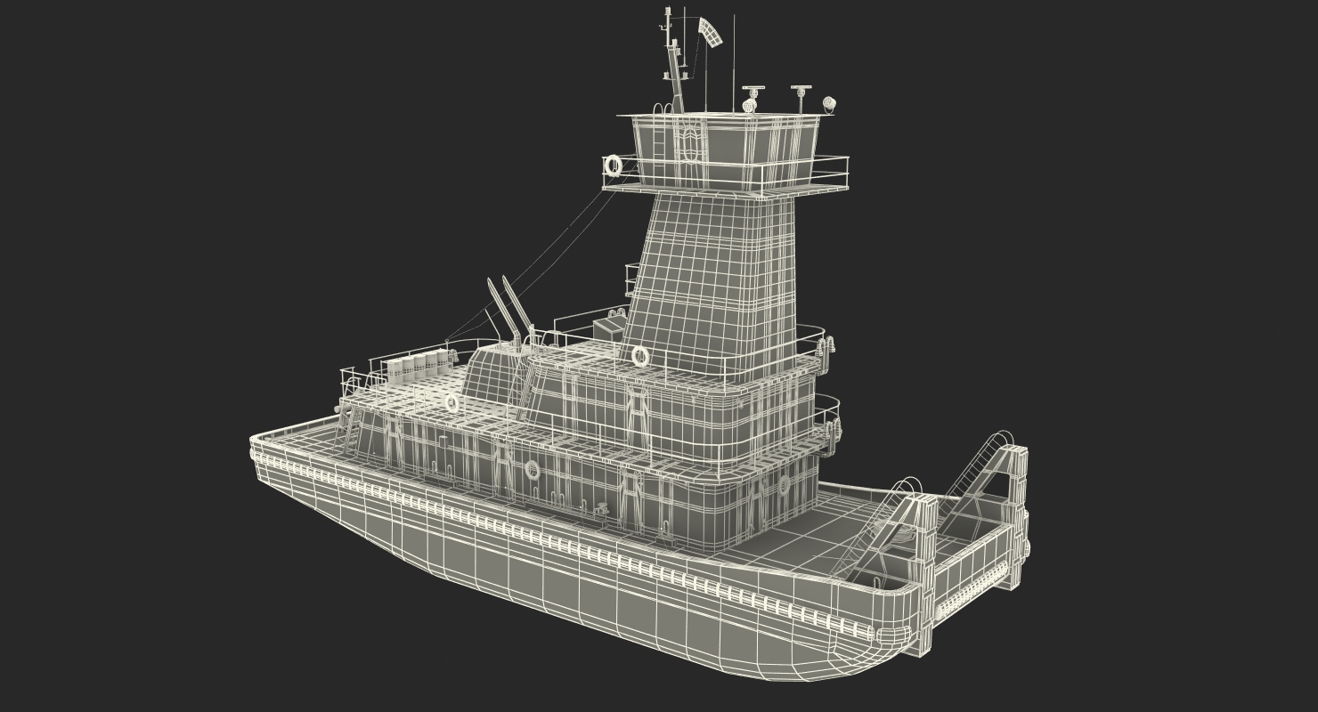 3D model Pushboat