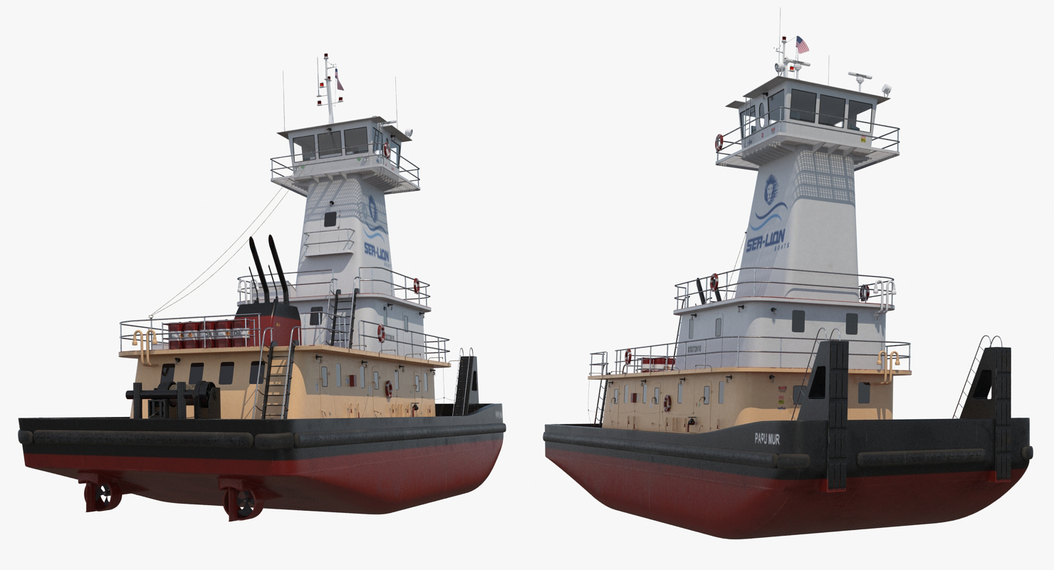 3D model Pushboat