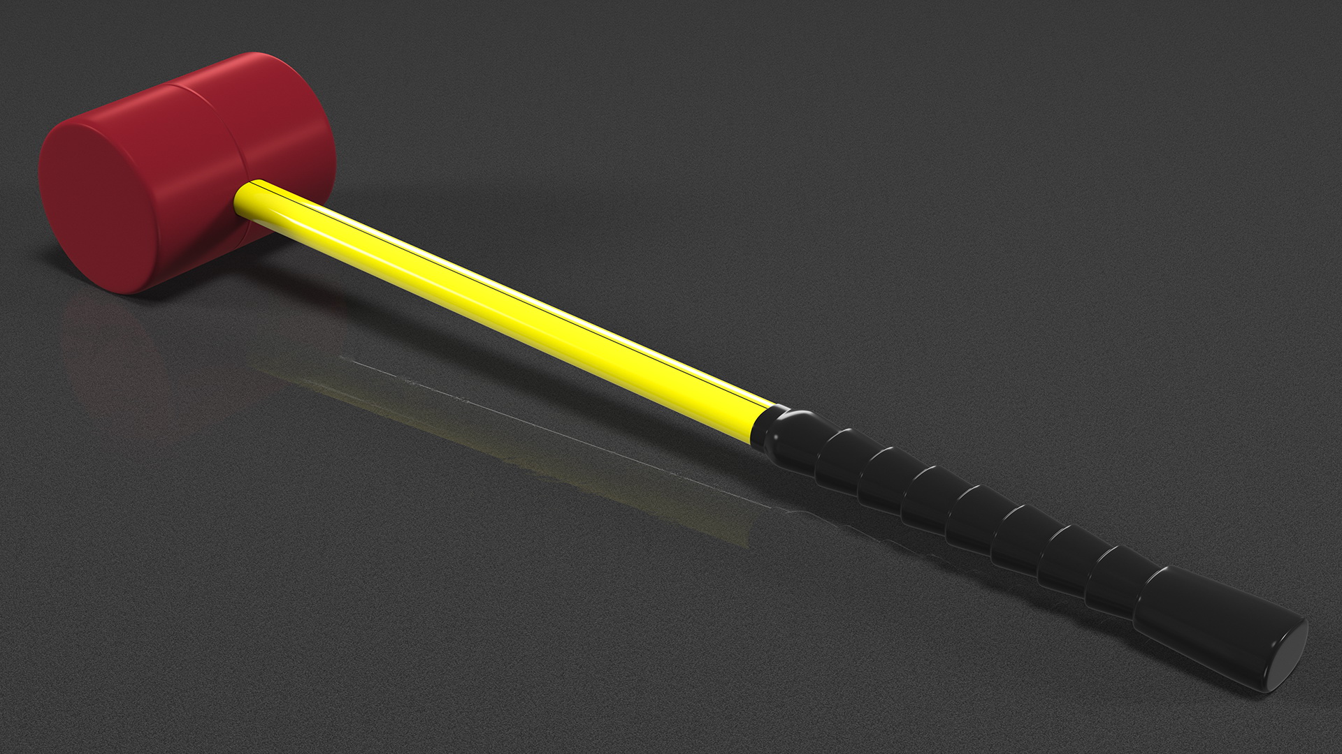Vintage High Striker Game Mallet 3D