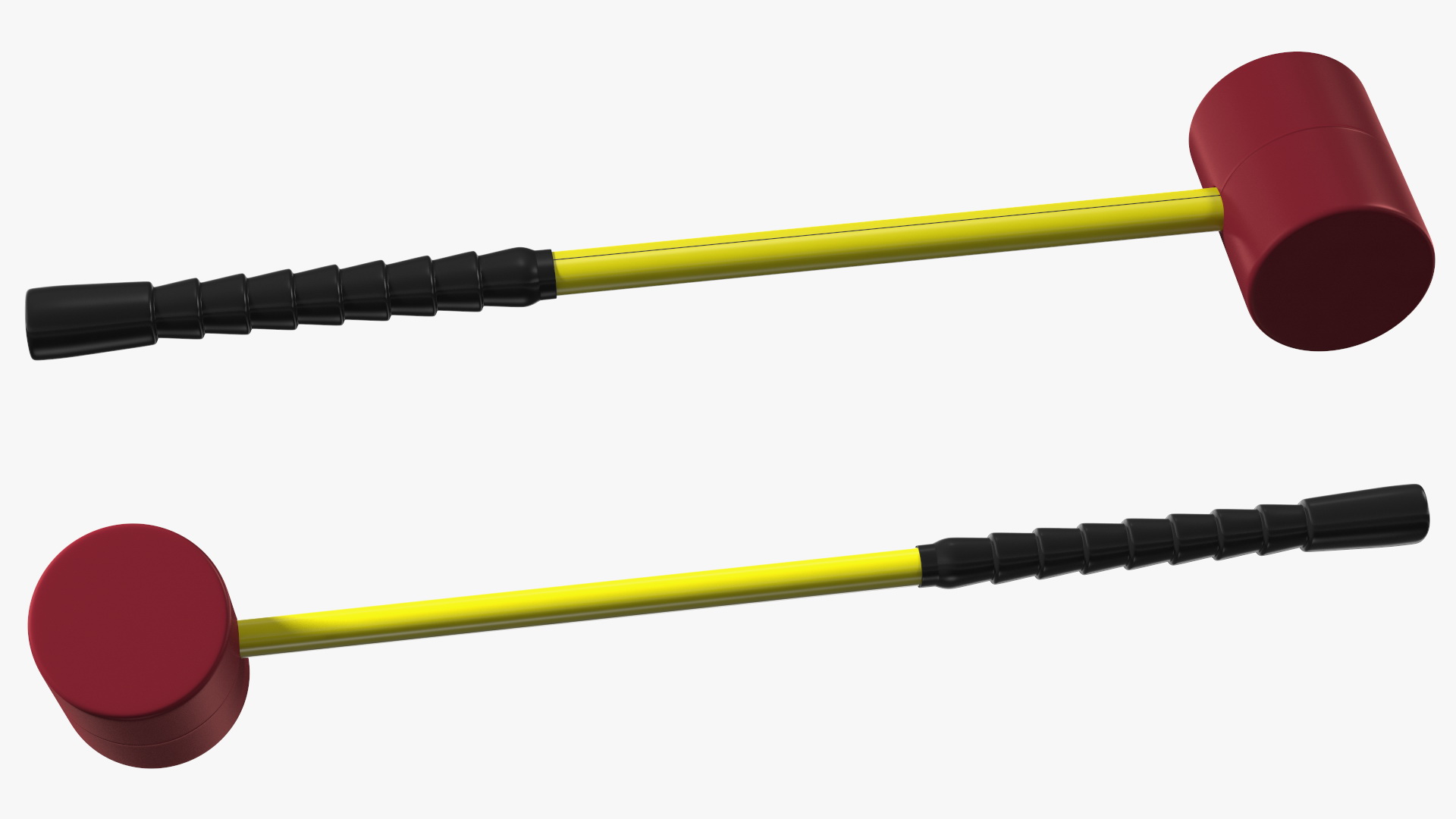 Vintage High Striker Game Mallet 3D