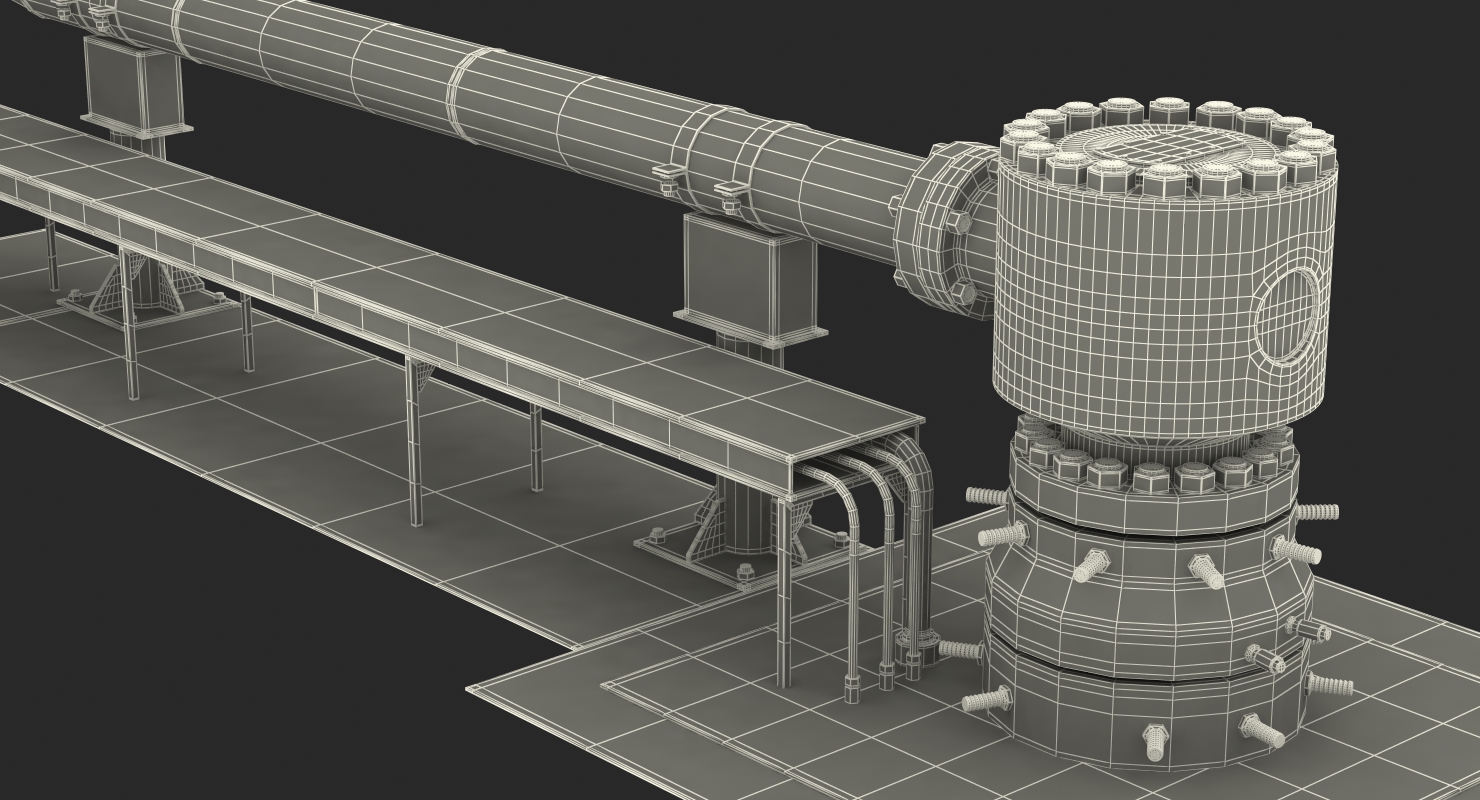 Oil Wellhead 3D