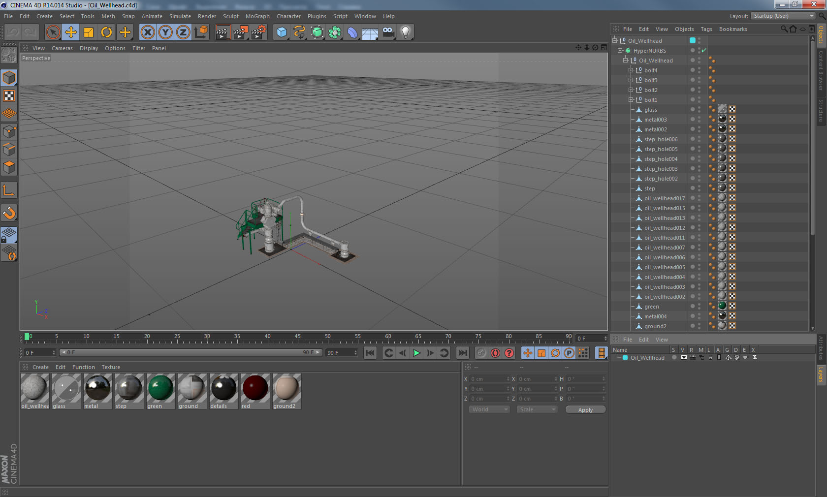 Oil Wellhead 3D