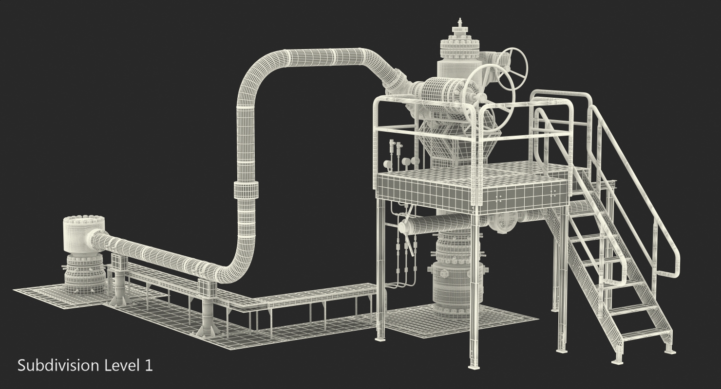 Oil Wellhead 3D