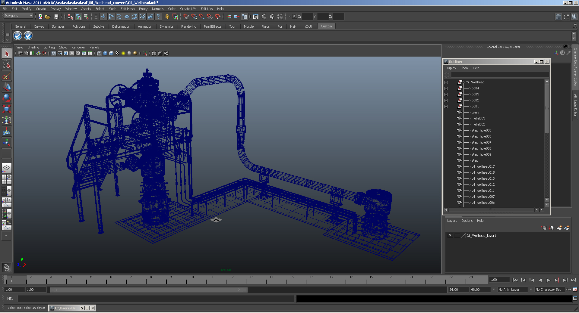 Oil Wellhead 3D