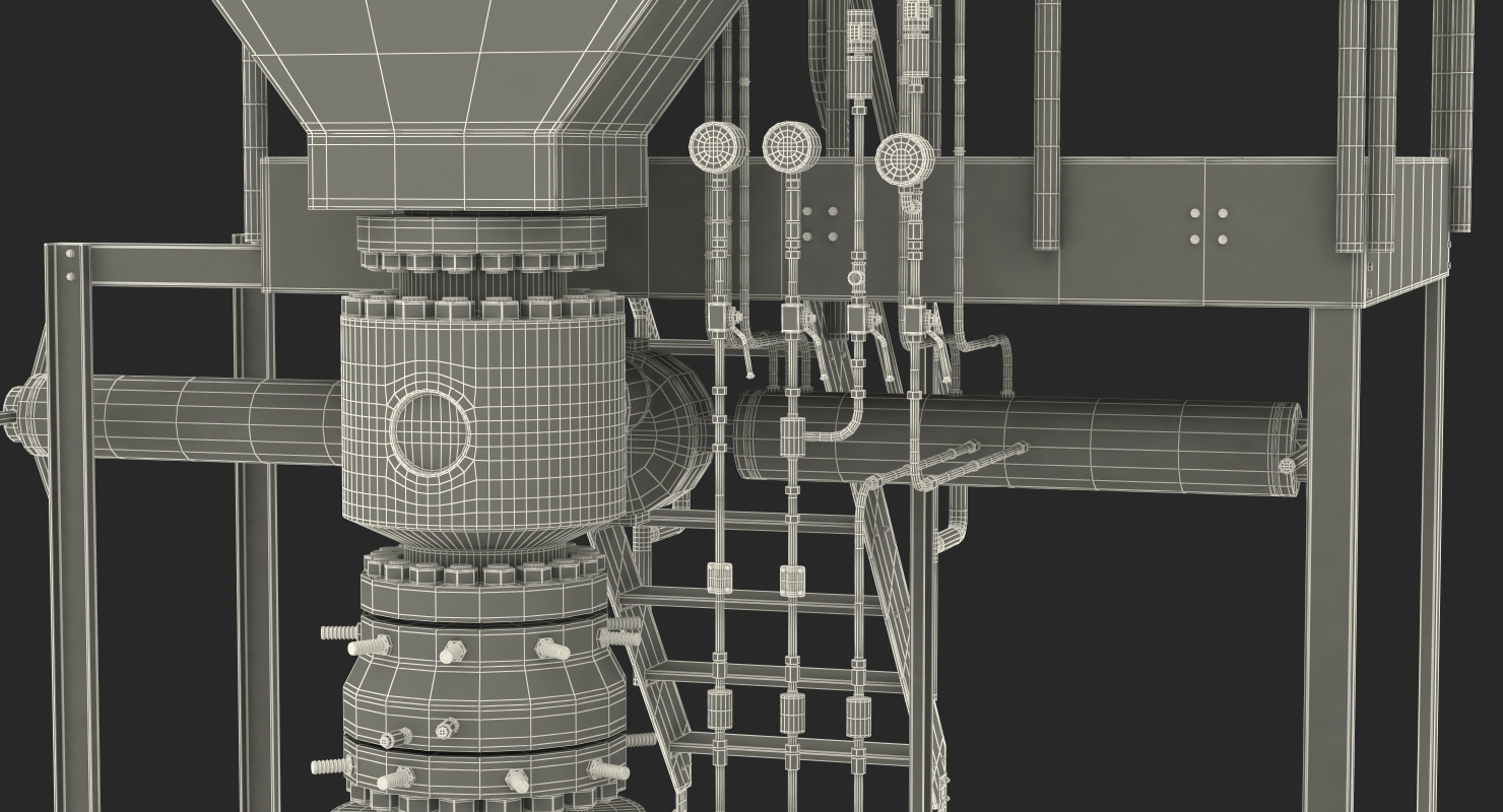 Oil Wellhead 3D