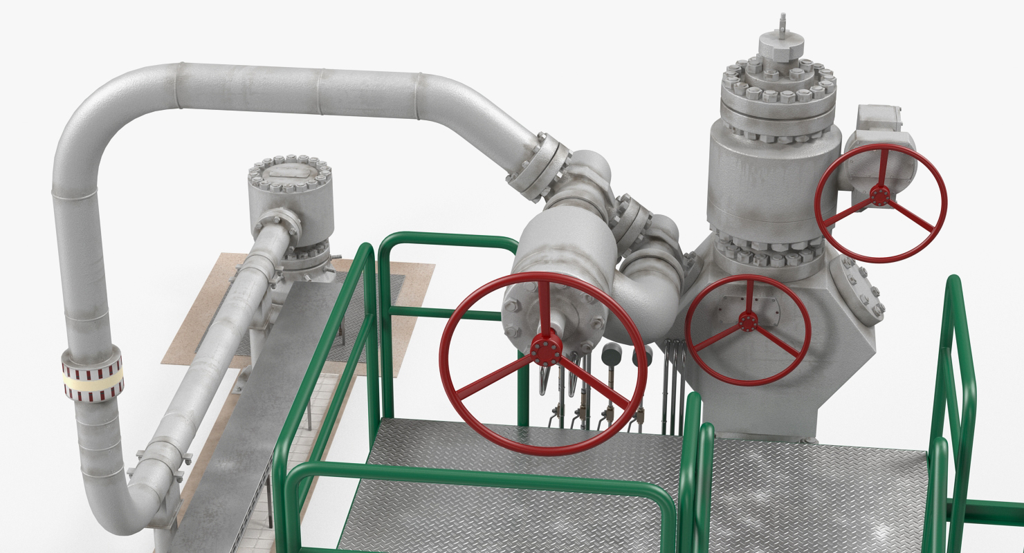 Oil Wellhead 3D