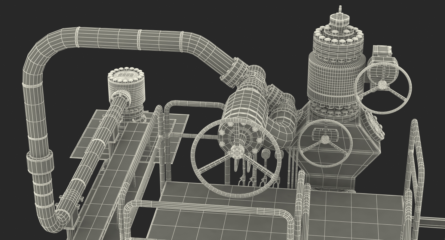 Oil Wellhead 3D