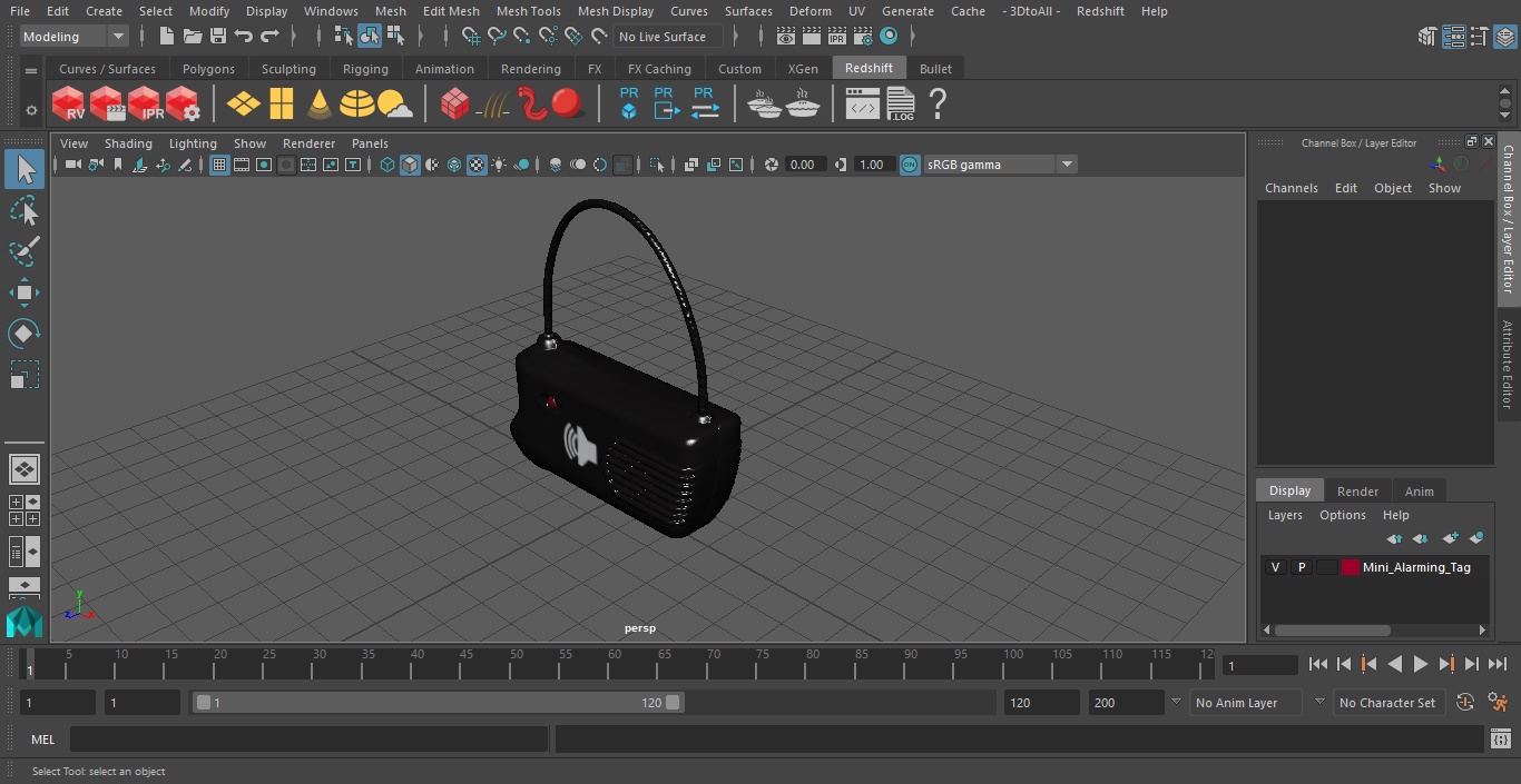 Mini Alarming Tag 3D