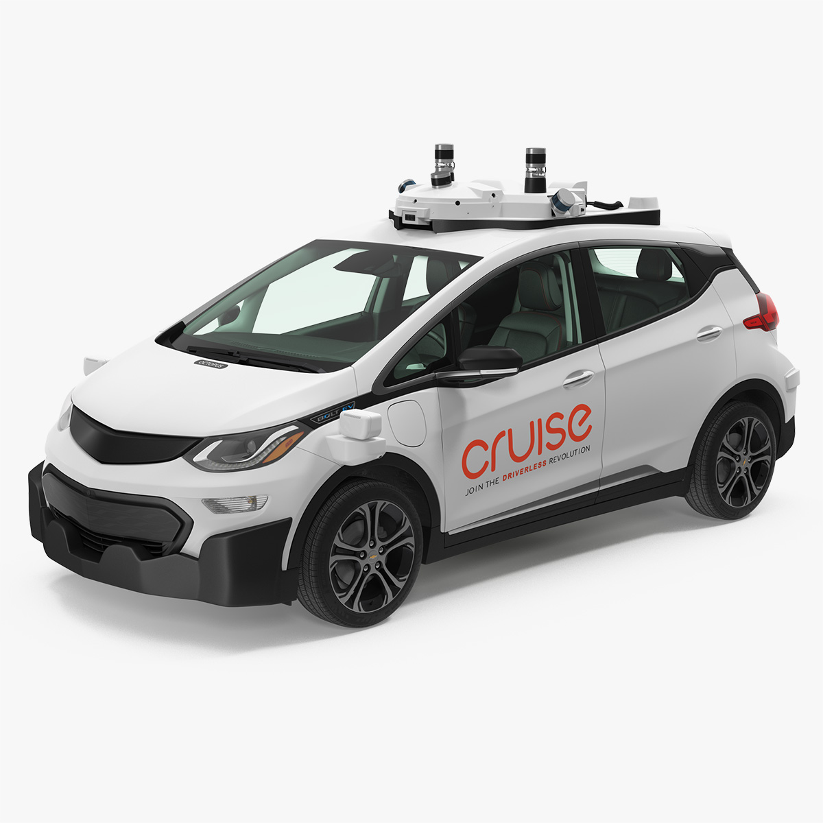 Chevy Bolt EV Cruise Self Driving Car, view 3