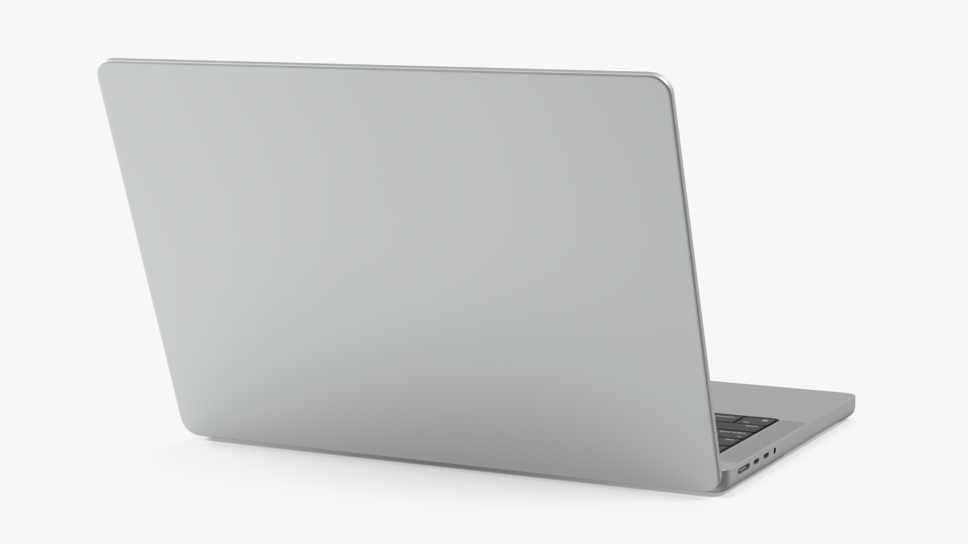 3D Laptop with Detailed Inner Structure