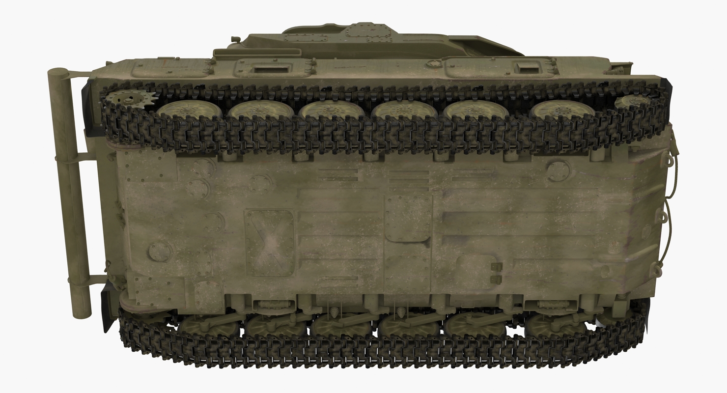 Anti Aircraft Tank ZSU 23 Shilka Rigged 3D model