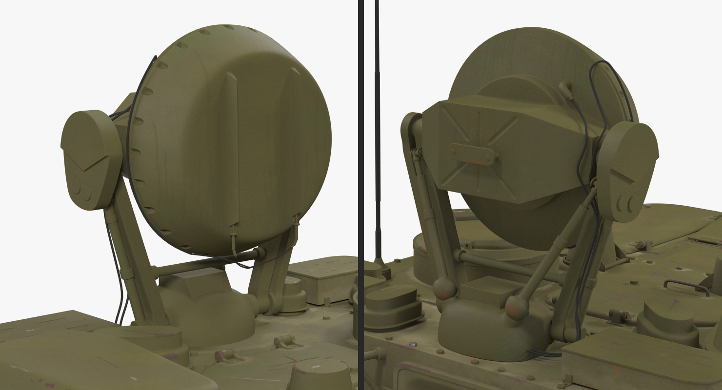Anti Aircraft Tank ZSU 23 Shilka Rigged 3D model