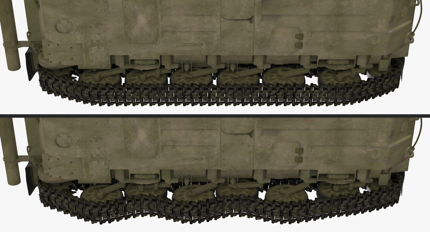 Anti Aircraft Tank ZSU 23 Shilka Rigged 3D model