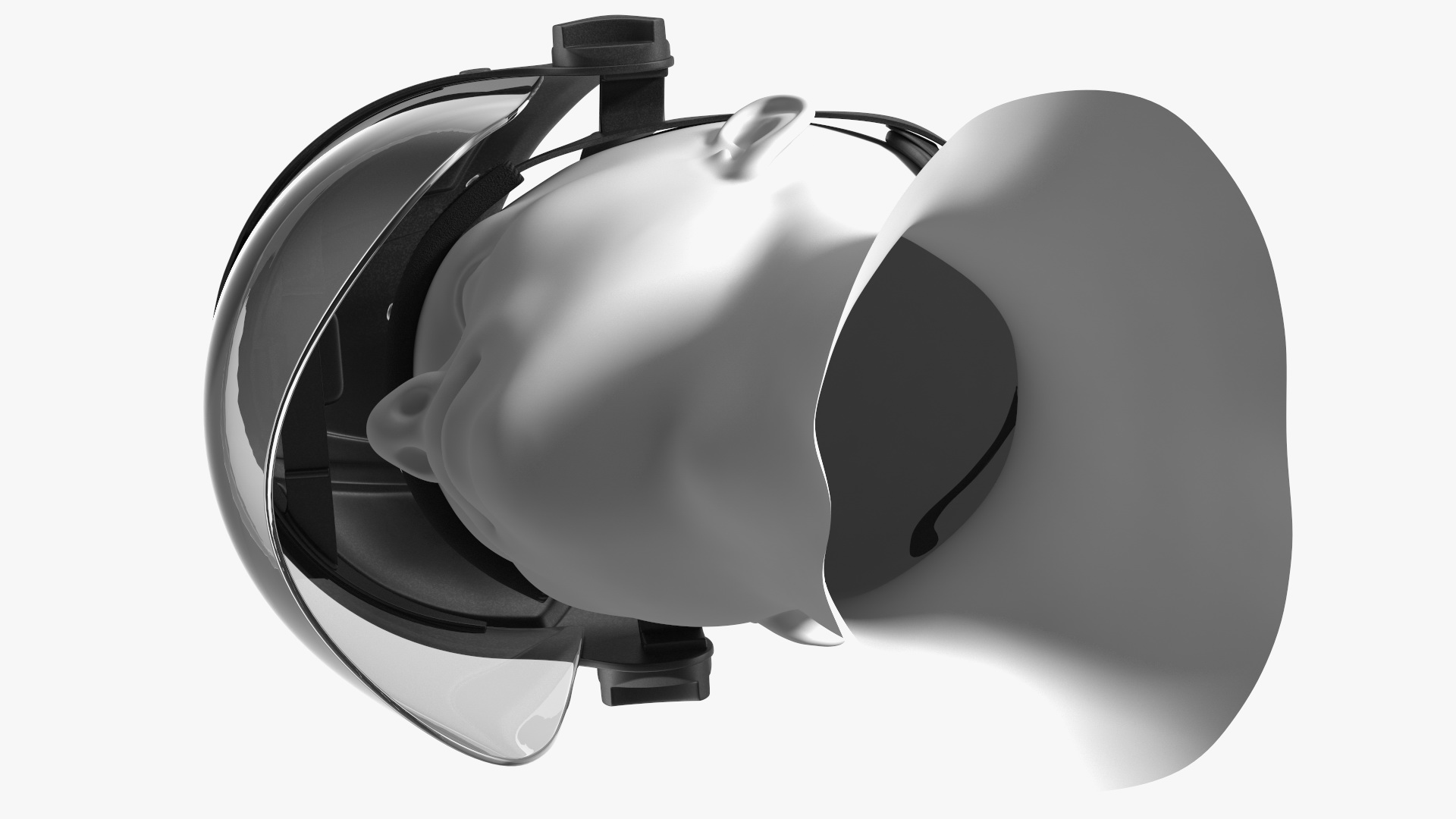 3D Uvex Turboshield Face Shield Transparent Visor