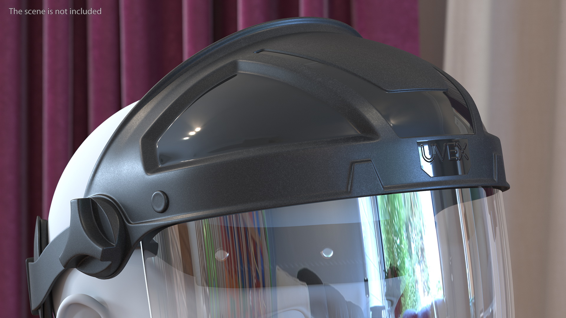 3D Uvex Turboshield Face Shield Transparent Visor