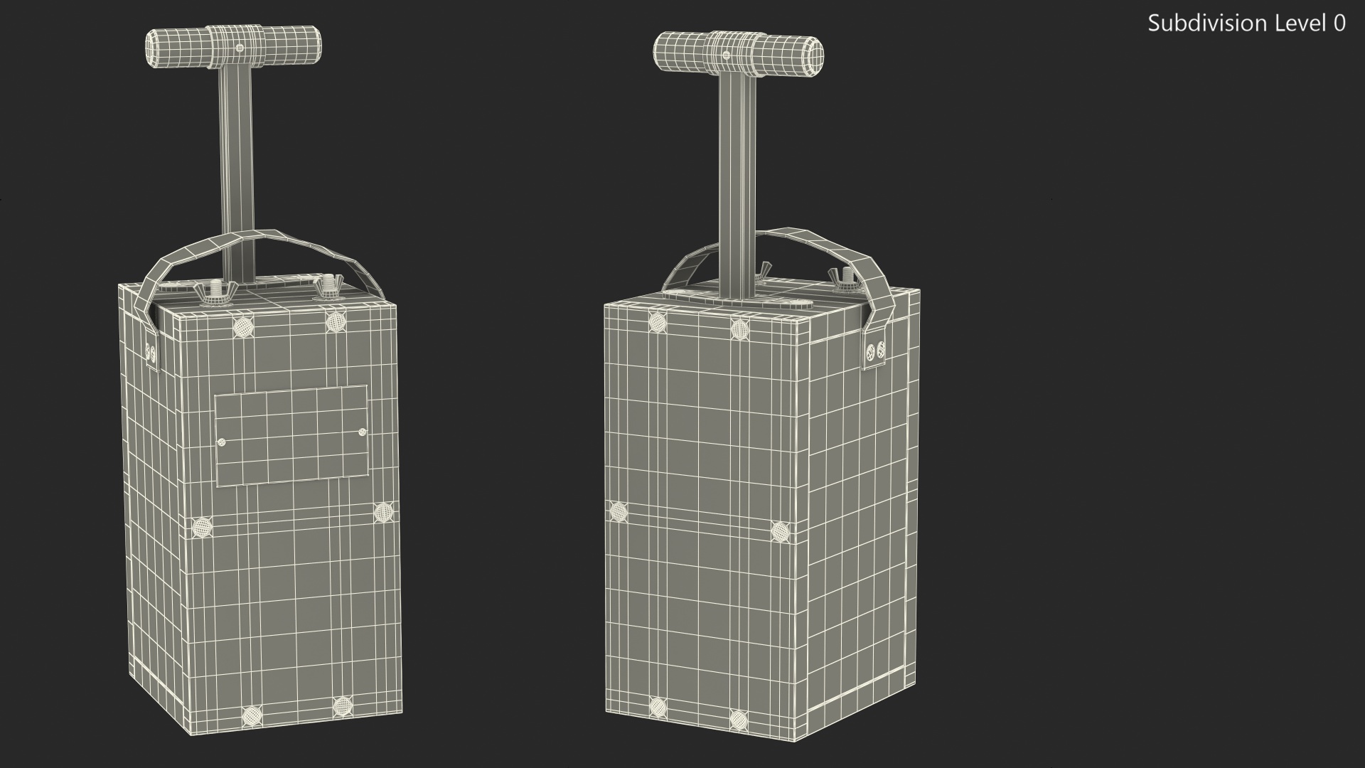 Vintage Blasting Machine Detonator 3D model