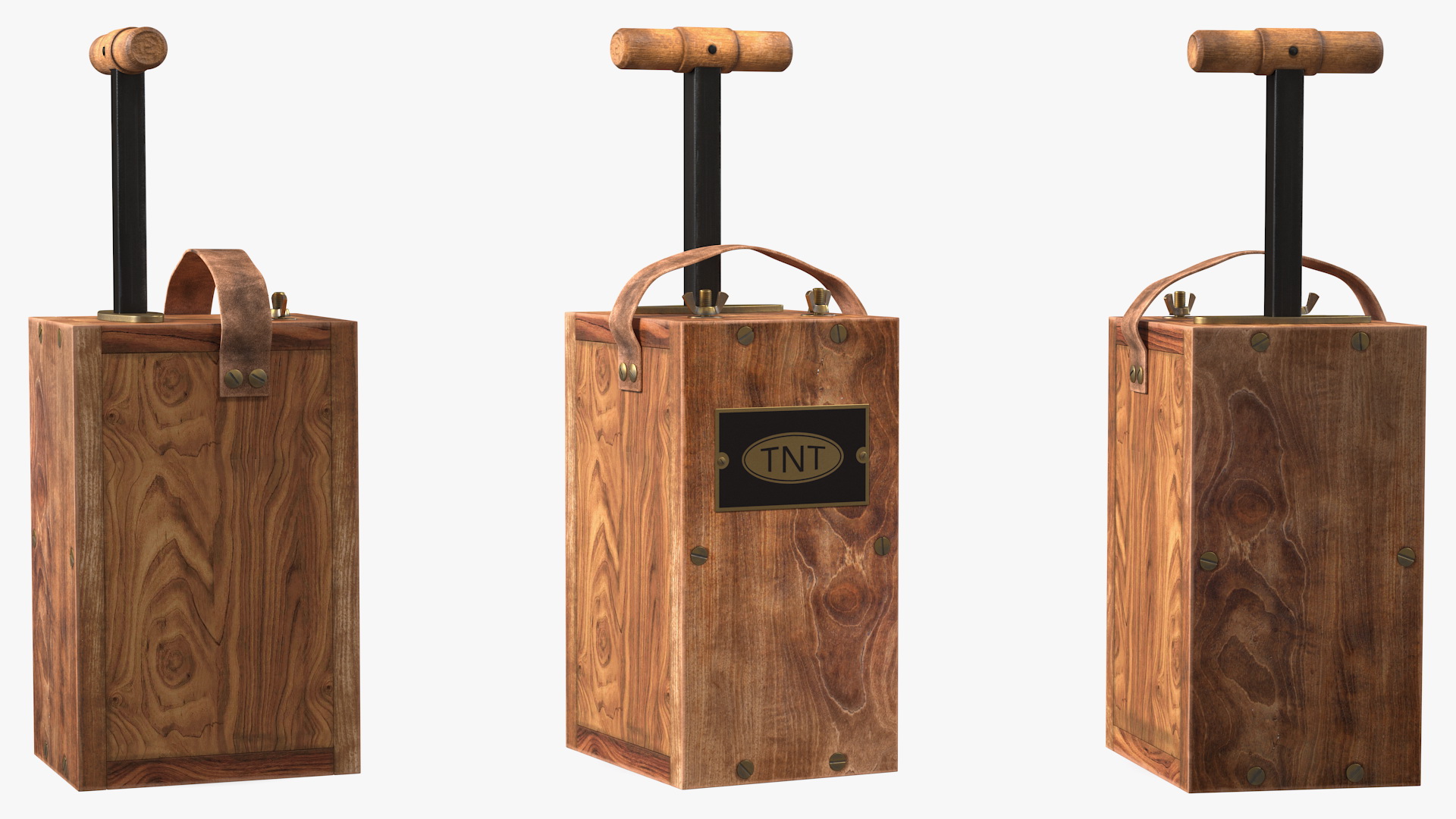 Vintage Blasting Machine Detonator 3D model