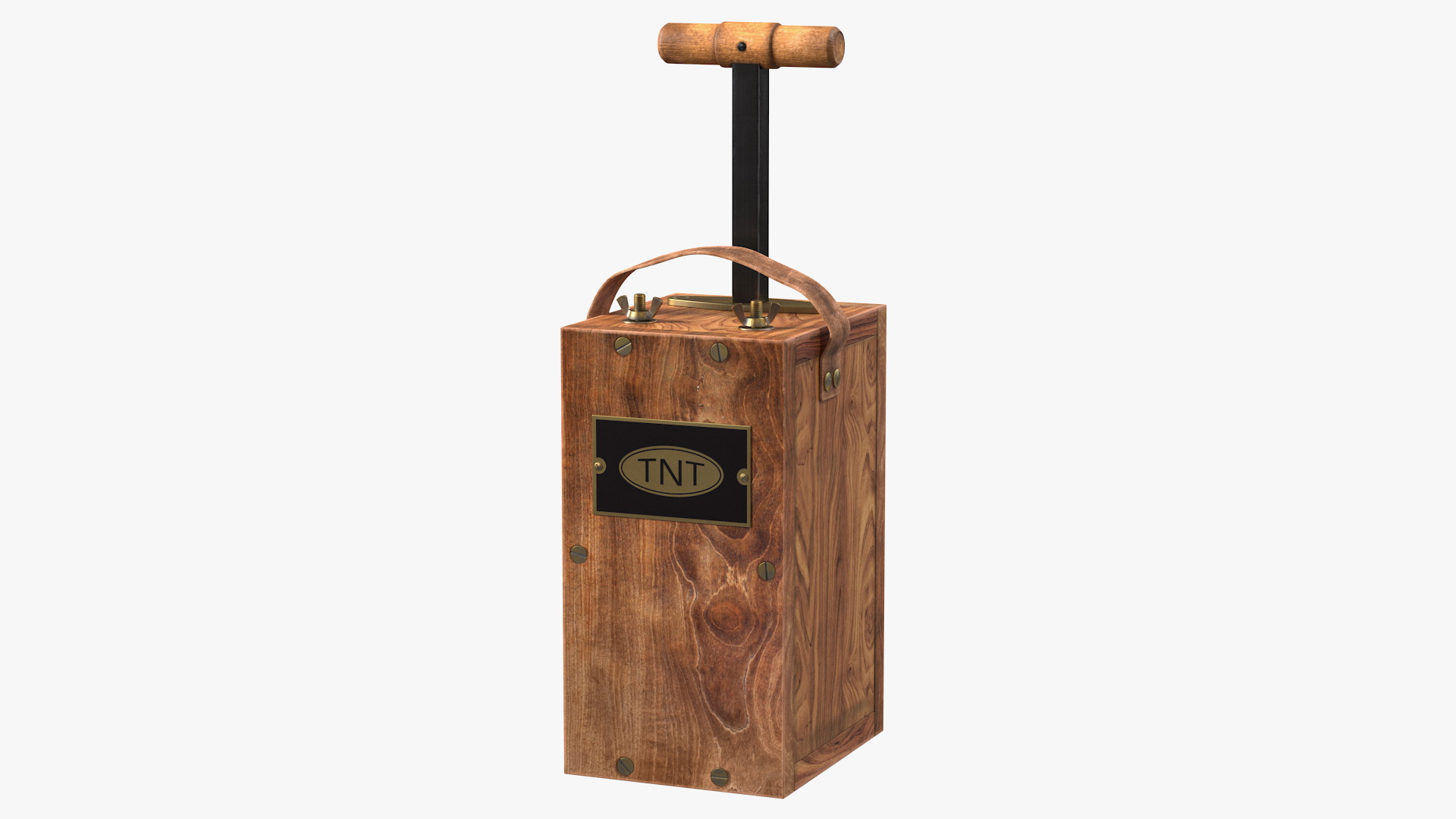 Vintage Blasting Machine Detonator 3D model