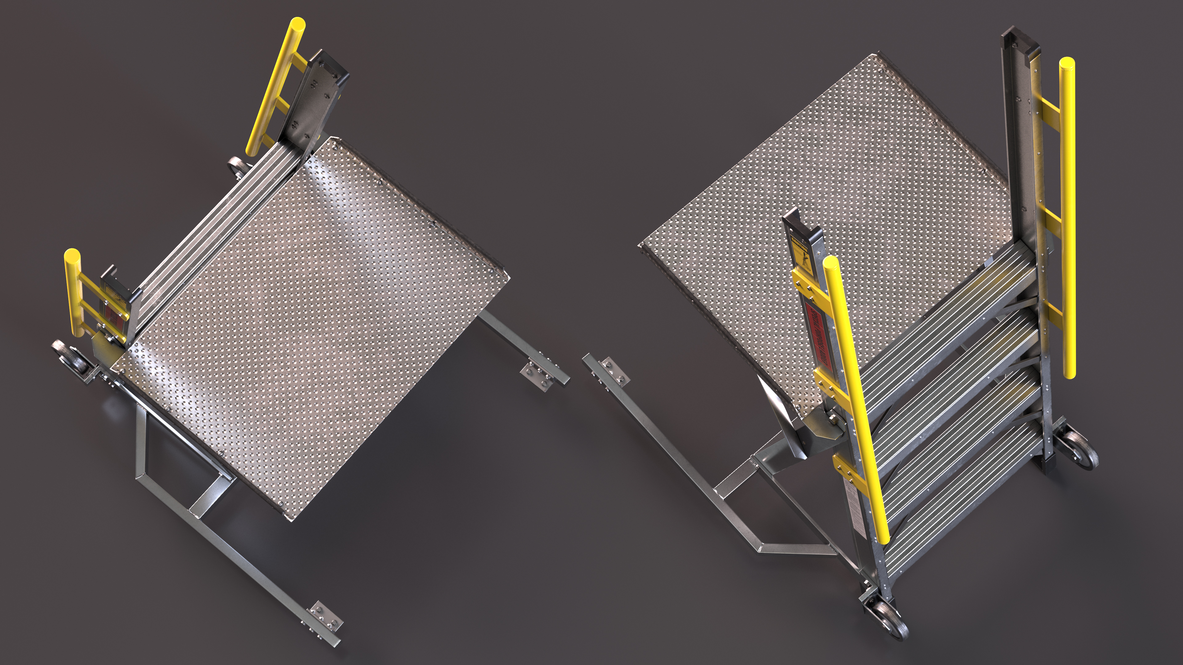 Aircraft Platform Ladder 3D model