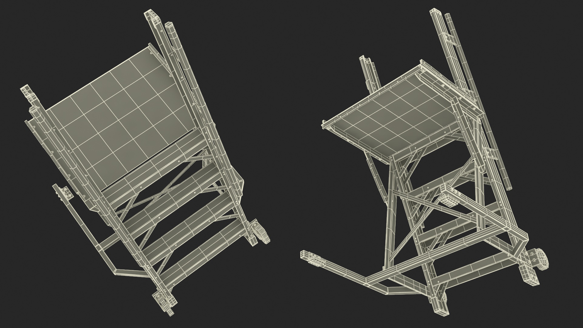 Aircraft Platform Ladder 3D model